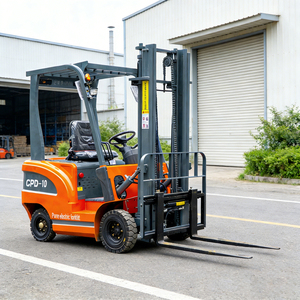 1 ton, 3 ton, 5 ton elektrische heftruck met 3-traps mast, 8 m hefhoogte, OEM, gratis verzending, hydraulisch systeem, efficiënte magazijnopslag.