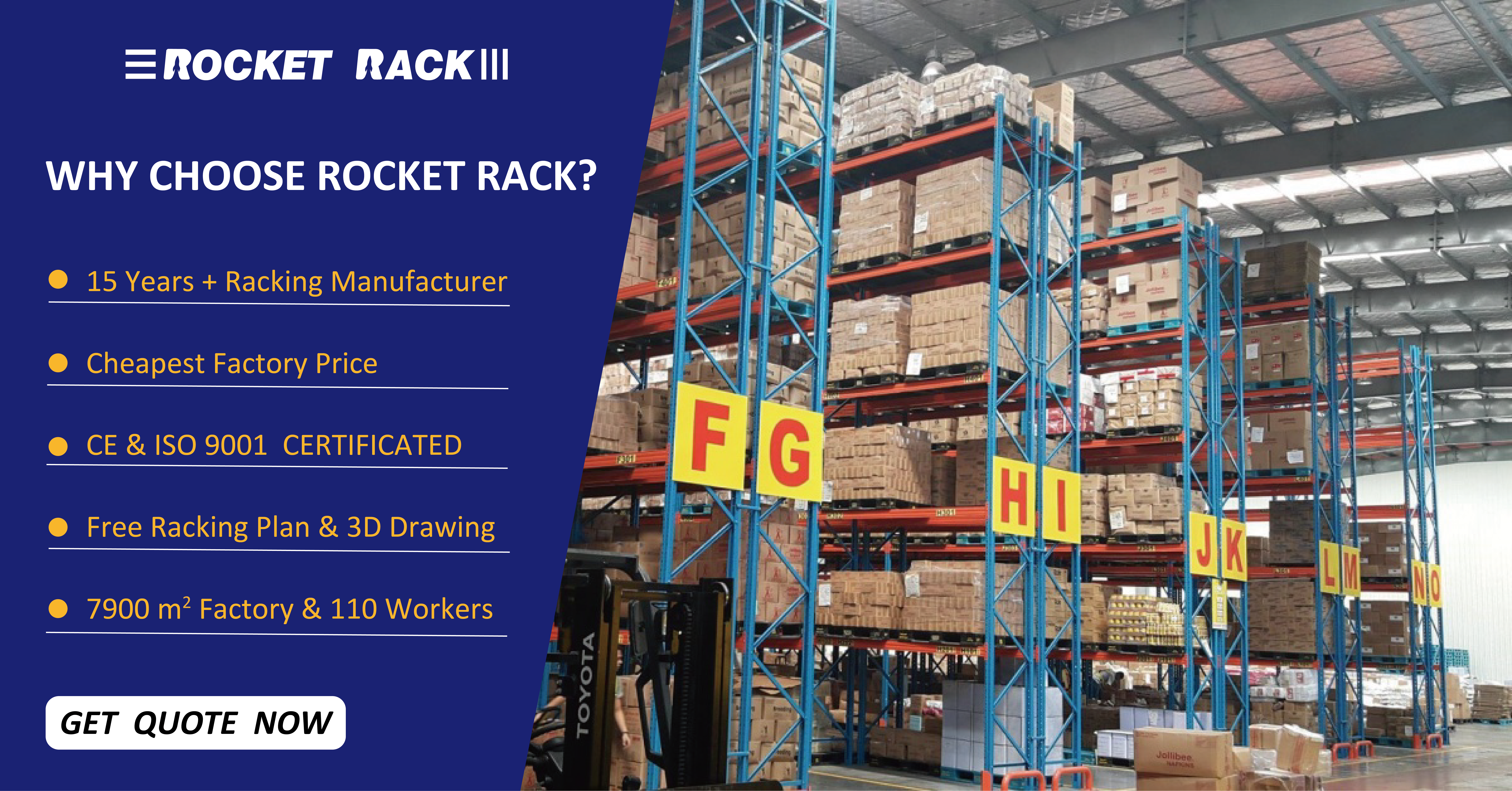 ROCKET RACK Palletstelling