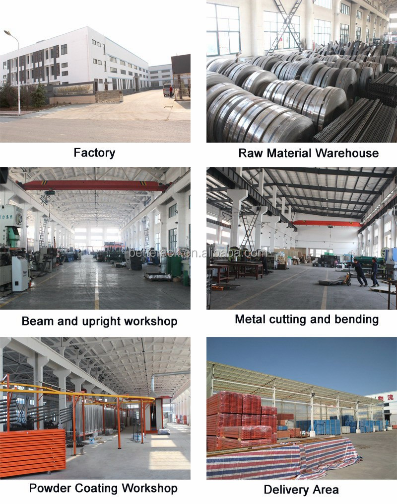 Large Capacity Double Deep Metal Steel Warehouse Storage Selective Racking System Double Deep Pallet Racking