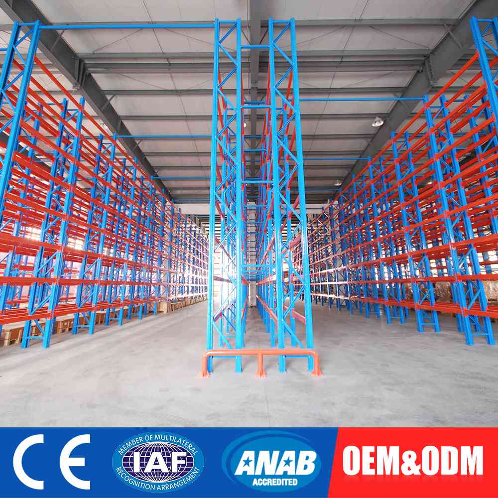 Op maat gemaakt, verstelbaar stalen palletstellingsysteem voor industriële magazijnen, afkomstig van Craigslist.