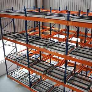 Op maat gemaakte, zware industriële palletstellingen met push-back systeem, ruime voorraad en snelle levering.