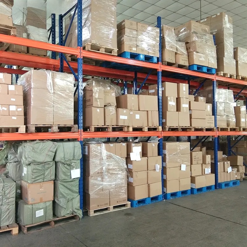 Toekomstbestendig 5-laags inrijpalletstellingsysteem, robuust stalen metalen opslag voor magazijnen, verstelbaar en duurzaam.