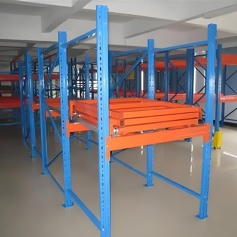 Op maat gemaakte, zware industriële palletstellingen met push-back systeem, ruime voorraad en snelle levering.