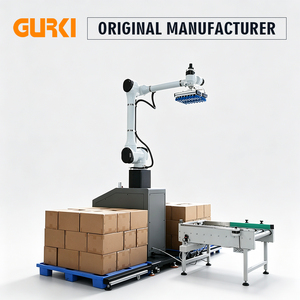 GURKI Hogesnelheids Volautomatisch Robotisch Palletiseersysteem Karton Doos Cobot Palletiseermachine voor Magazijn/Fabriek