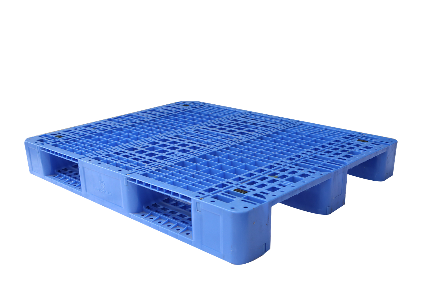 Op maat gemaakte europallet met 4-weg toegang, zware, enkelzijdige HDPE-kunststof, groot statisch draagvermogen 5,0 ton, RFID-opslag, gaasstructuur voor gekoelde lading.