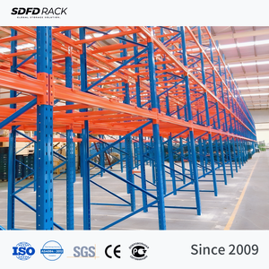 Heavy duty verstelbaar stalen palletstellingsysteem 4 niveaus