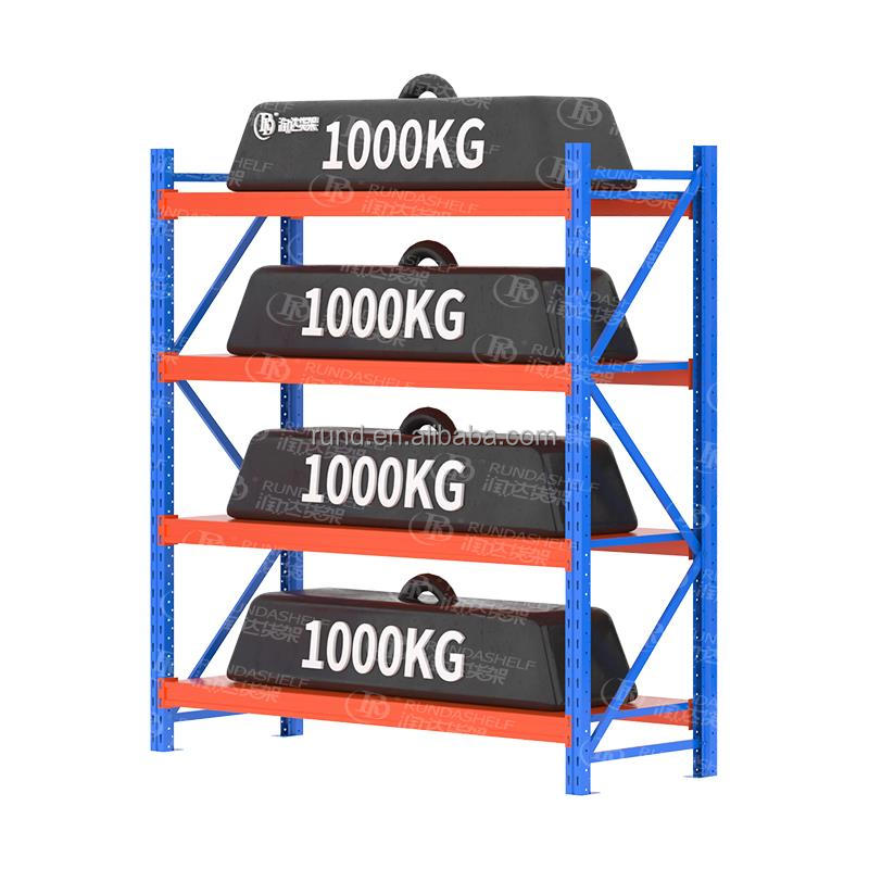 Zwaar uitgevoerde 5-laags selectieve palletstelling 1500-4500 kg/niveau magazijnopslagsysteem stalen ijzeren stapelstellingen schappen karton