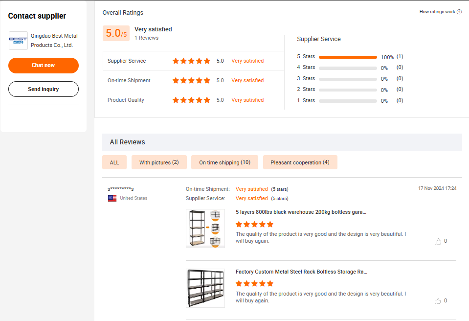 Positieve feedback van afnemers