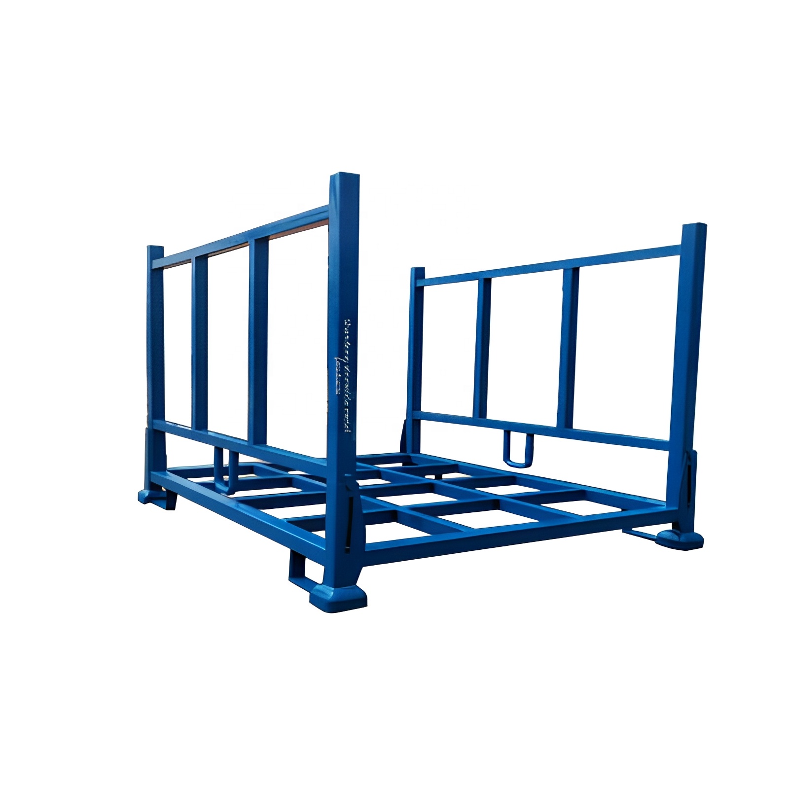 Op maat gemaakte, zware stalen palletstellingen met een draagvermogen van 2000 kg, stapelbaar, roestwerend, draagbaar, XINMEIDA meerlaags, donker.