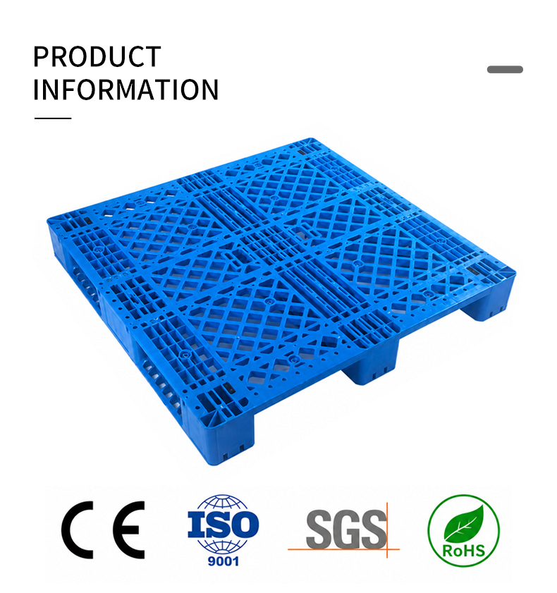 Stapelbare kunststof pallet