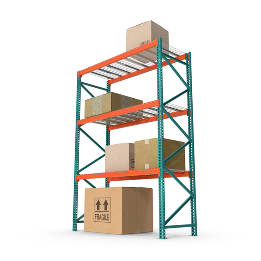 Robuust stalen palletstellingsysteem voor industriële magazijnen, aanpasbaar stapelbaar, draagvermogen 3000 kg