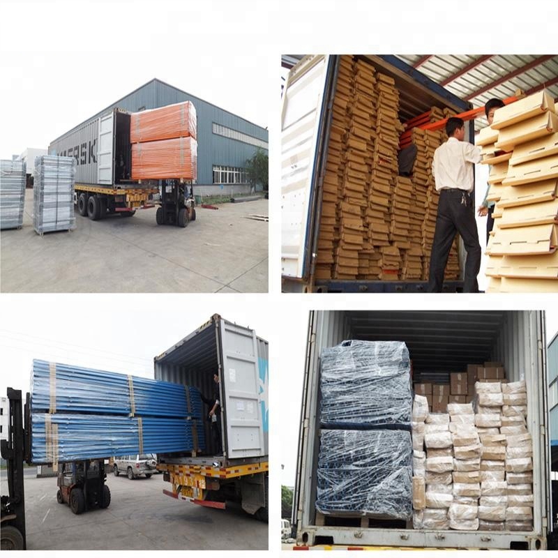 Zware Magazijnstelling Stapelrek Palletstelling Metalen Opslagrek Legbord