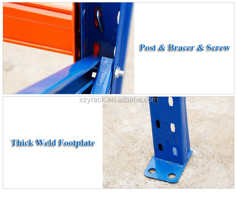 Factory Price Heavy Duty Double Deep Pallet Racking System