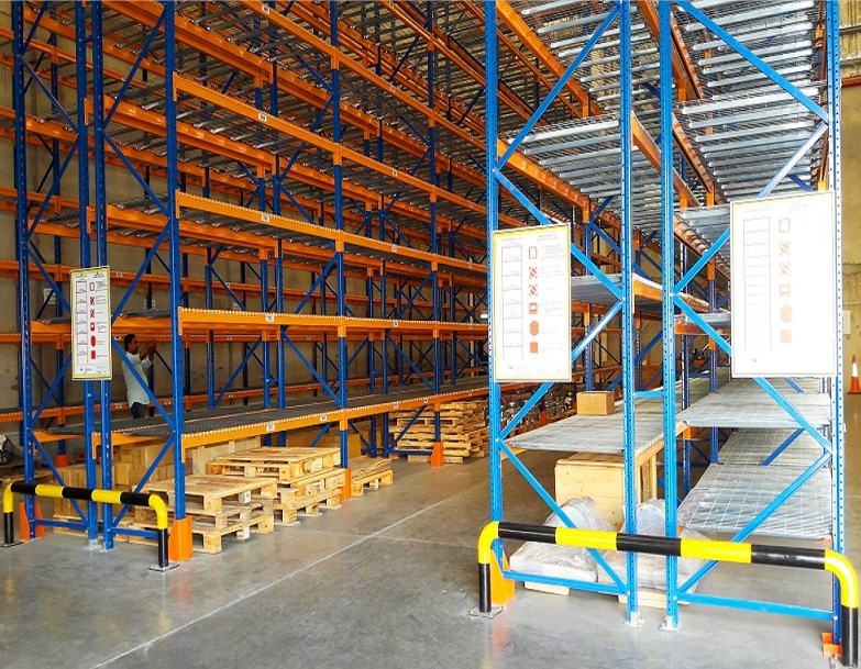 Op maat gemaakte, robuuste stalen magazijnstellingen en palletstellingen