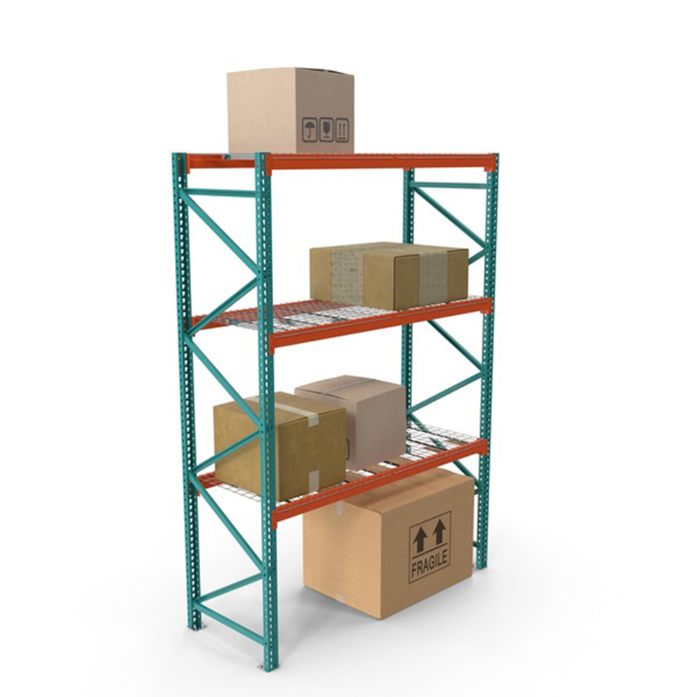 Robuust stalen palletstellingsysteem voor industriële magazijnen, aanpasbaar stapelbaar, draagvermogen 3000 kg