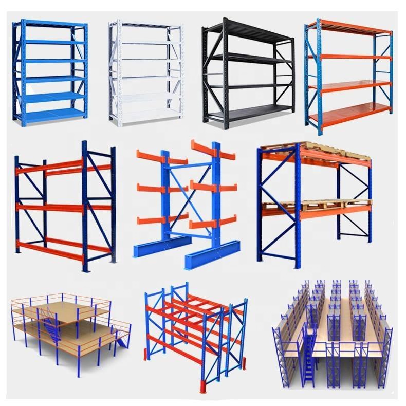 Verstelbare palletstellingen voor magazijnopslag, zware stellingen, palletrekken voor magazijnopslag
