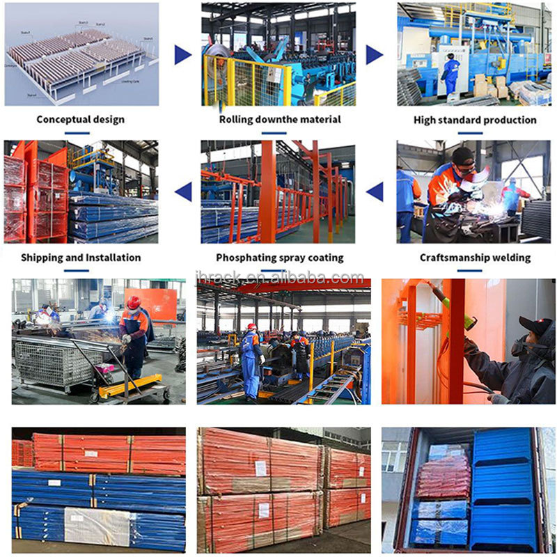 Industriële, zware en zeer efficiënte elektrische mobiele opslagrekken voor magazijnen, automatisch mobiel stellingsysteem, palletstelling